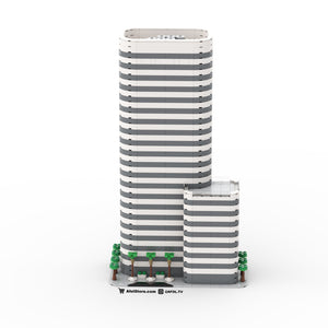 Micro Miami-Style Office Tower Instructions