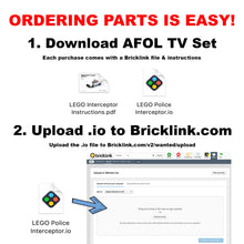 Load image into Gallery viewer, BrickEx Ground Van Instructions (6 - Wide)
