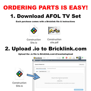 BrickEx Delivery Truck Instructions (6 - Wide)