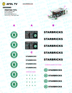 Starbricks Sticker Pack [STICKERS] (Starbucks)