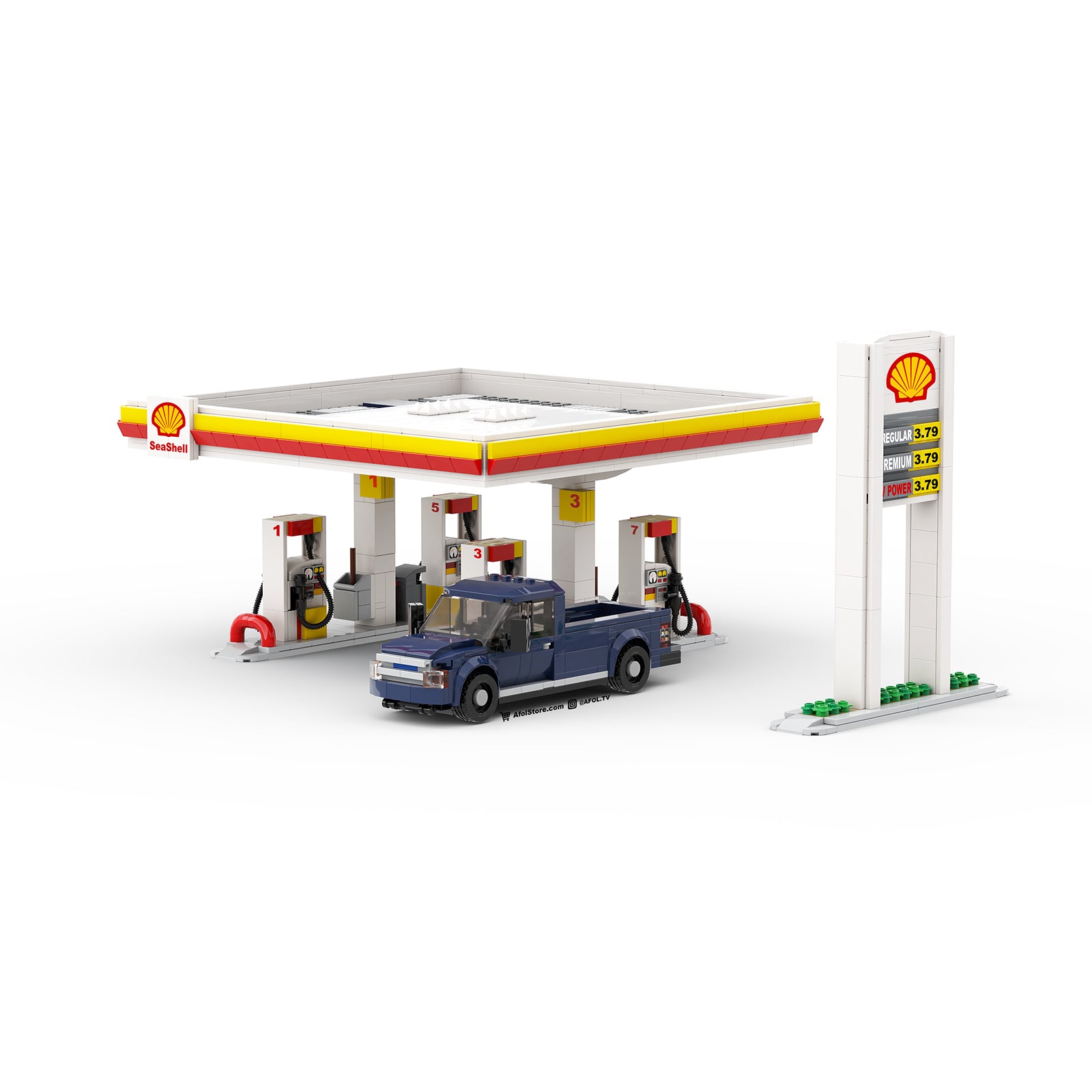 SeaShell Gas Station Instructions – AFOL TV - Main Image